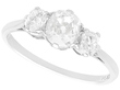 Platinum Three Stone Diamond Ring