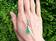 Pear Cut Emerald Pendant