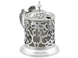 Victorian Silver Mustard Pot with Liner