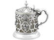 Victorian Silver Mustard Pot with Liner