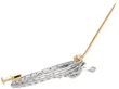  Diamond Crescent Bow Brooch open