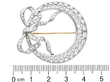 1930s Diamond Brooch size