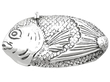 Rare Silver Fish Vesta Case