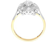 Edwardian Diamond Cluster Ring