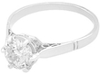 Edwardian Solitaire Ring in White Gold