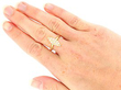 Marquise Cluster Ring in Yellow Gold wearing