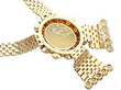 Large Citrine Necklace in Gold reverse 