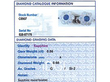 Sapphire and Diamond Earrings in Platinum grading card