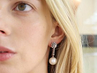 Pearl Earrings wearing 