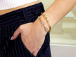 Seed Pearl and Diamond Bracelet in Rose Gold