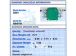 Emerald Cut Emerald Engagement Ring grading card