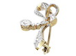 diamond gold brooch