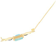 aquamarine diamond brooch