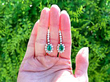 Vintage Emerald Earrings