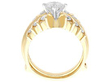 Wedding and Engagement Ring Set