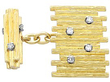 Vintage 18ct Gold Cufflinks with Diamonds