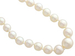 Pearl Strand Necklace with Green Sapphire Clasp