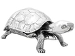 Rare Antique Silver Turtle Inkwell 