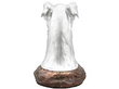 Antique Silver and Copper Dog Head Trophy