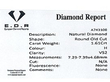 EDR Diamond Certificate