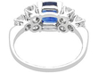 1930s Sapphire and Diamond Ring