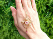 Pink Tourmaline Pendant in Yellow Gold