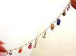 Antique Gemstone Charm Bracelet for Sale