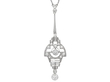 Art Deco Diamond Necklace Pendant