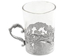 Victorian Silver Drinking Glasses and Tray
