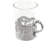 Victorian Silver Drinking Glasses and Tray