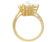 Marquise and Round Cut Diamond Dress Ring
