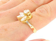 Marquise and Round Cut Diamond Dress Ring