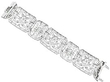 Art Deco Platinum Diamond Bracelet
