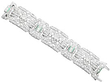 Art Deco Platinum Diamond Bracelet