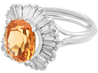 Vintage Orange Tourmaline Ring