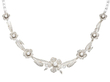 Antique Floral Diamond Necklace in Gold