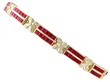 Ruby and Diamond Bracelet in Yellow Gold