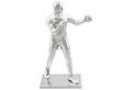 Antique Silver Boxing Statue