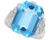 Antique Boucheron Aquamarine Ring for Sale