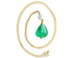 emerald and pearl pendant