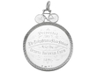 Antique Sterling Silver Cycling Medallion