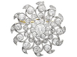 Silver and Diamond brooch