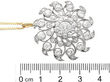 Antique Old European Cut Diamond pendant size