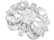 Vintage 2.73 Carat Diamond Cocktail Ring in Platinum