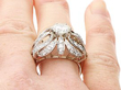 1960s Vintage Cocktail Ring with Diamonds