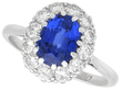 2.5 Carat Sapphire Engagement Ring