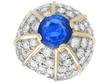Sapphire Vintage Bombe Ring