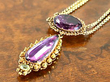 Amethyst Yellow Gold Pendant