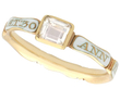 Georgian Enamel Ring in Yellow Gold