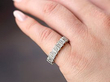 Vintage Emerald Cut Diamond Eternity Band